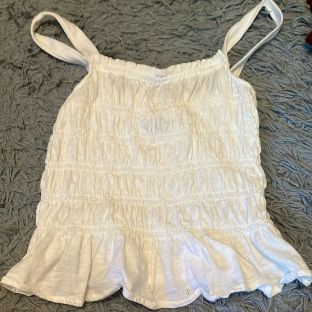 White crop top